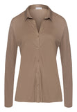 77305 Grand Central Long Sleeve Button Front Shirt - 2847 Taupe