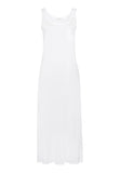 77951 Cotton Deluxe Long Tank Gown - 101 White