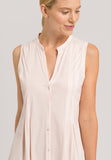 77952 Cotton Deluxe Button Front Tank Gown - 1334 Crystal Pink