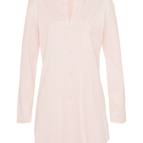 77958 Cotton Deluxe Boyfriend Sleepshirt - 1334 Crystal Pink