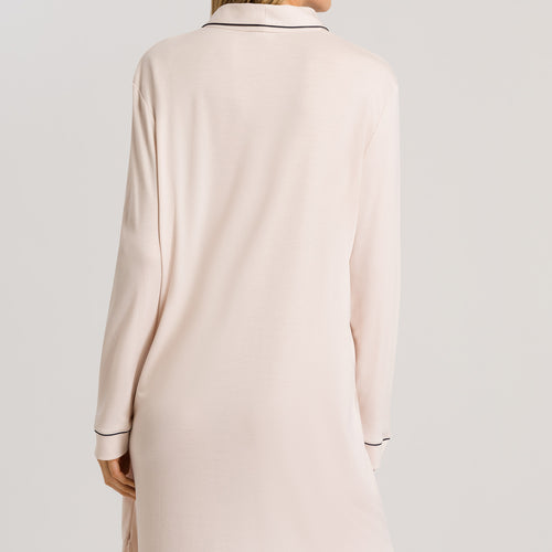 77964 Natural Comfort L/Slv Nightdress - 1809 Almond