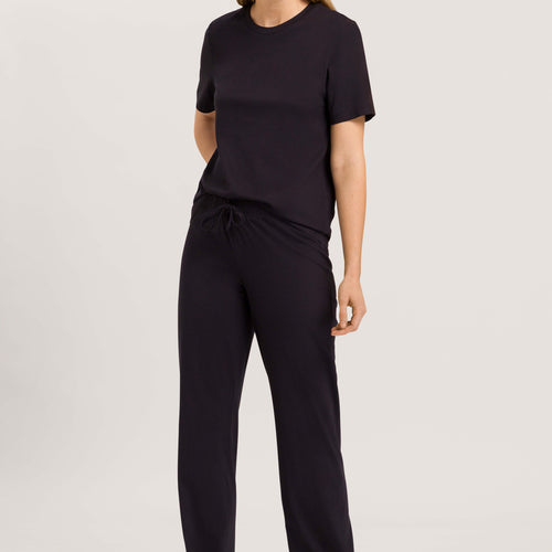 78662 Natural Shirt S/Slv Shirt - 019 Black