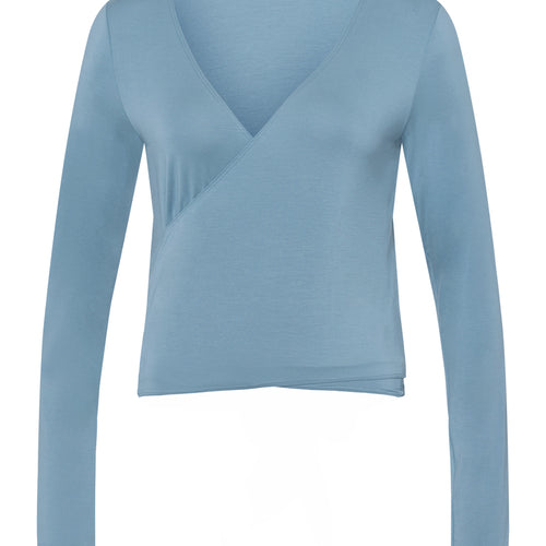 78800 Yoga L/Slv Wrap Shirt - 2530 Stone