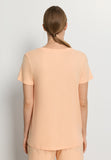 Sleep And Lounge Short Sleeve Shirt | Peach Nougat 79050-2274