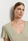 Sleep And Lounge Short Sleeve Shirt | Moss Green 79050-2720