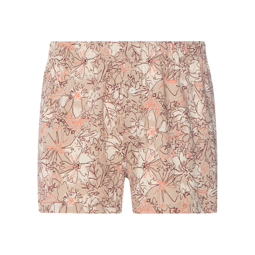 Fancy Jersey Cotton Knit Boxers | Floral Outlines 79400-1373
