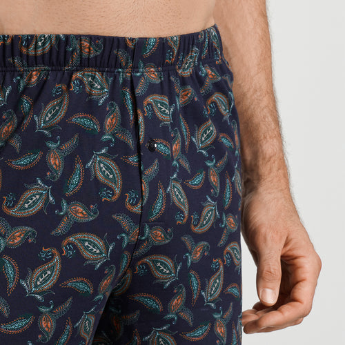 Fancy Jersey Cotton Knit Boxers | Floral Paisley Print 79400-2940