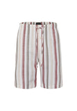 75117 Night & Day SHORT WOVEN PANT - 2876 Russet Beige Stripe