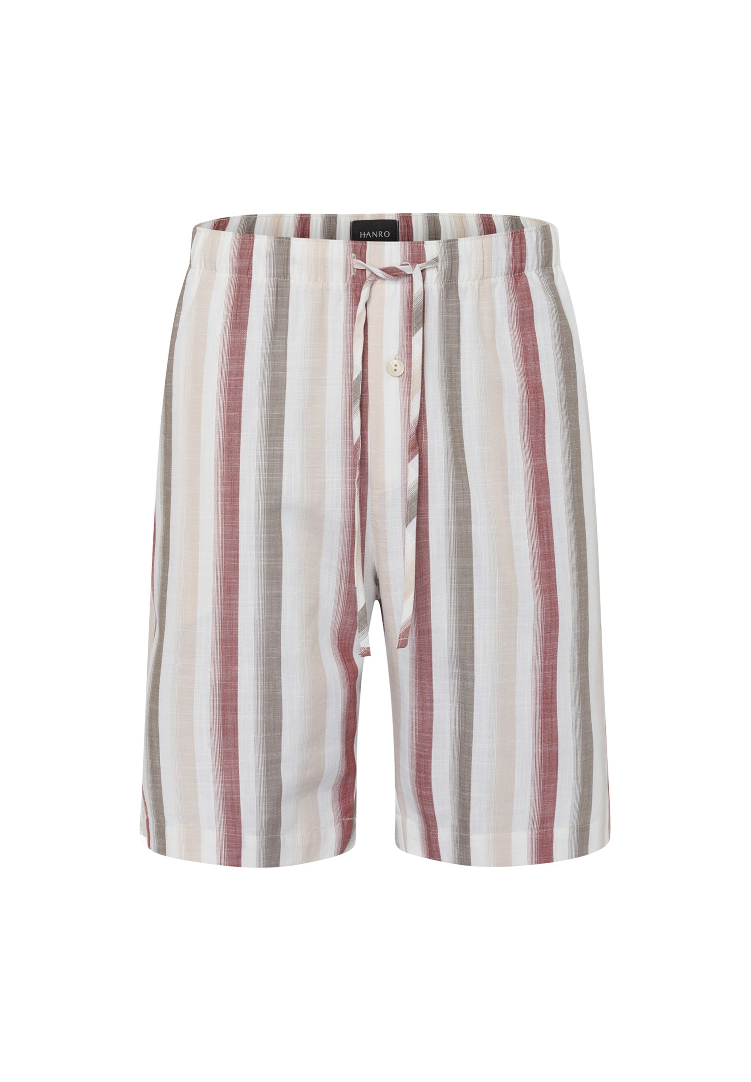 75117 Night & Day SHORT WOVEN PANT - 2876 Russet Beige Stripe