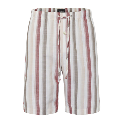 75117 Night & Day SHORT WOVEN PANT - 2876 Russet Beige Stripe