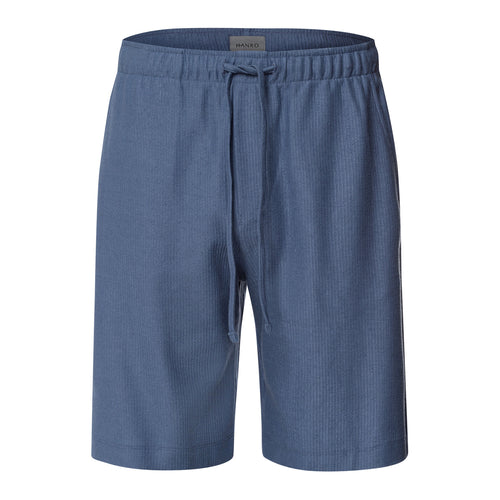 Loungy Summer Organic Cotton Drawsting Shorts | Vintage Indigo 75784-2617