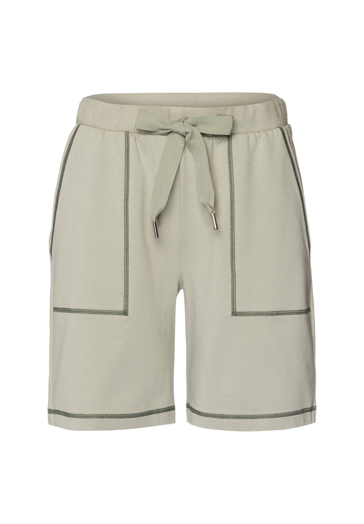 Natural Living Organic Cotton Drawsting Shorts | Crystal Green 78464-2732