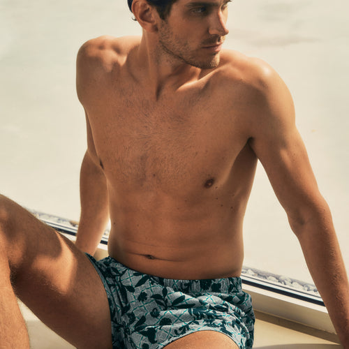 Cotton Sporty Cotton Boxers | Black 73506-3000