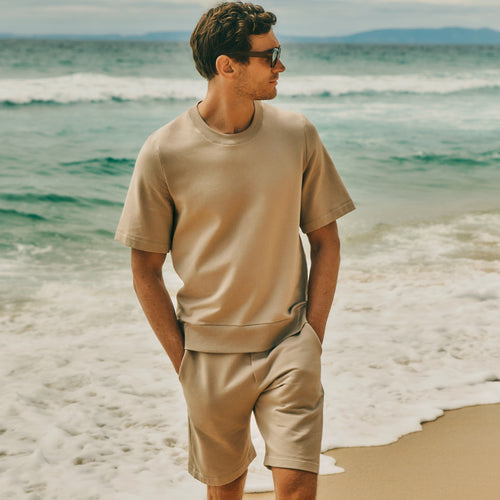 Natural Living Organic Cotton Drawstring Shorts | Savanna 75772-2809