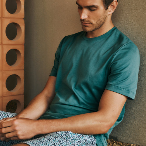 Night And Day Cotton Pajama Set | Tinted Mosaic 75110-3001