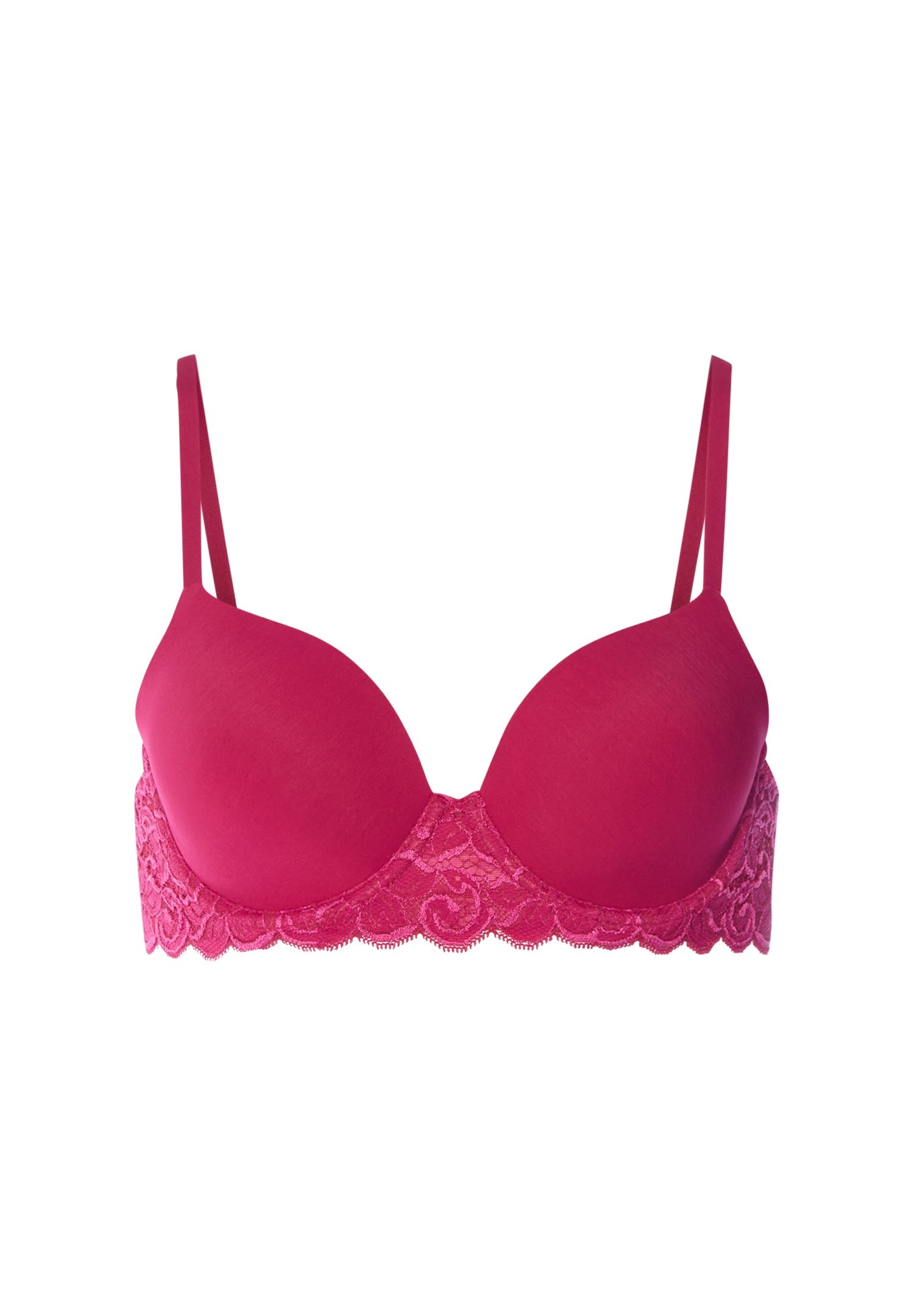dark grey t-shirt bra on white background