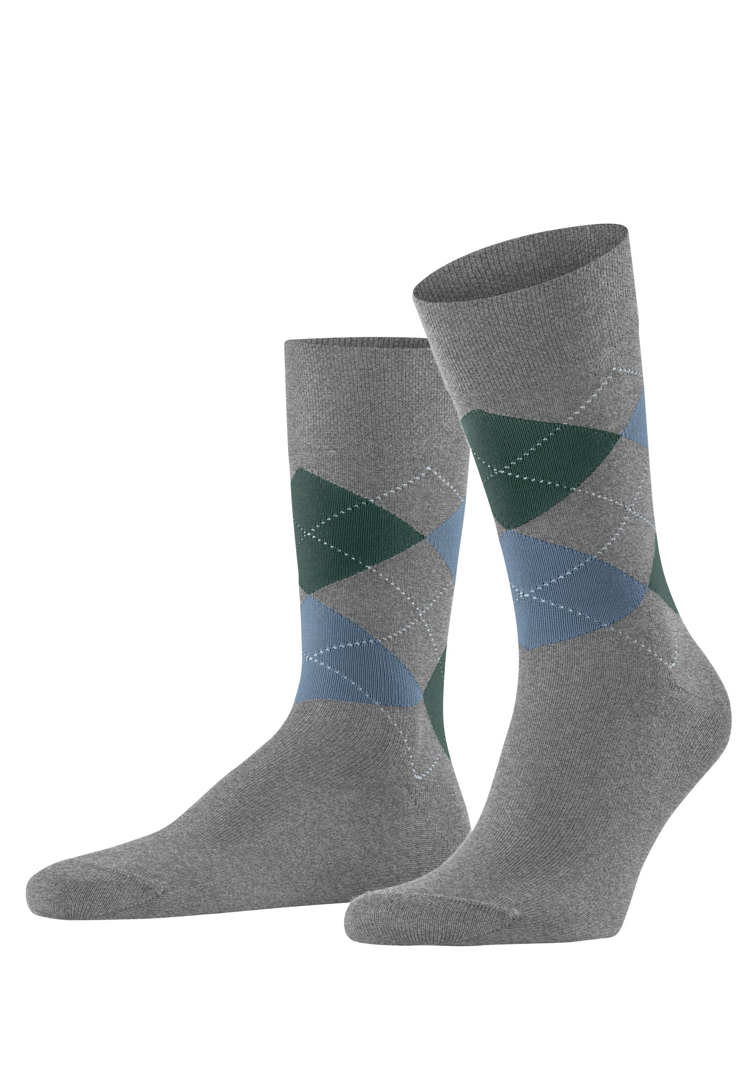 Sensitive Argyle So Socks | Light Greymel. 12535-3390