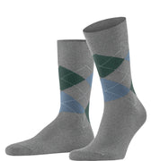 Sensitive Argyle So Socks | Light Greymel. 12535-3390