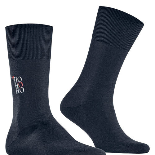 Airport Ho Ho Ho Socks | Space Blue 12599-6116