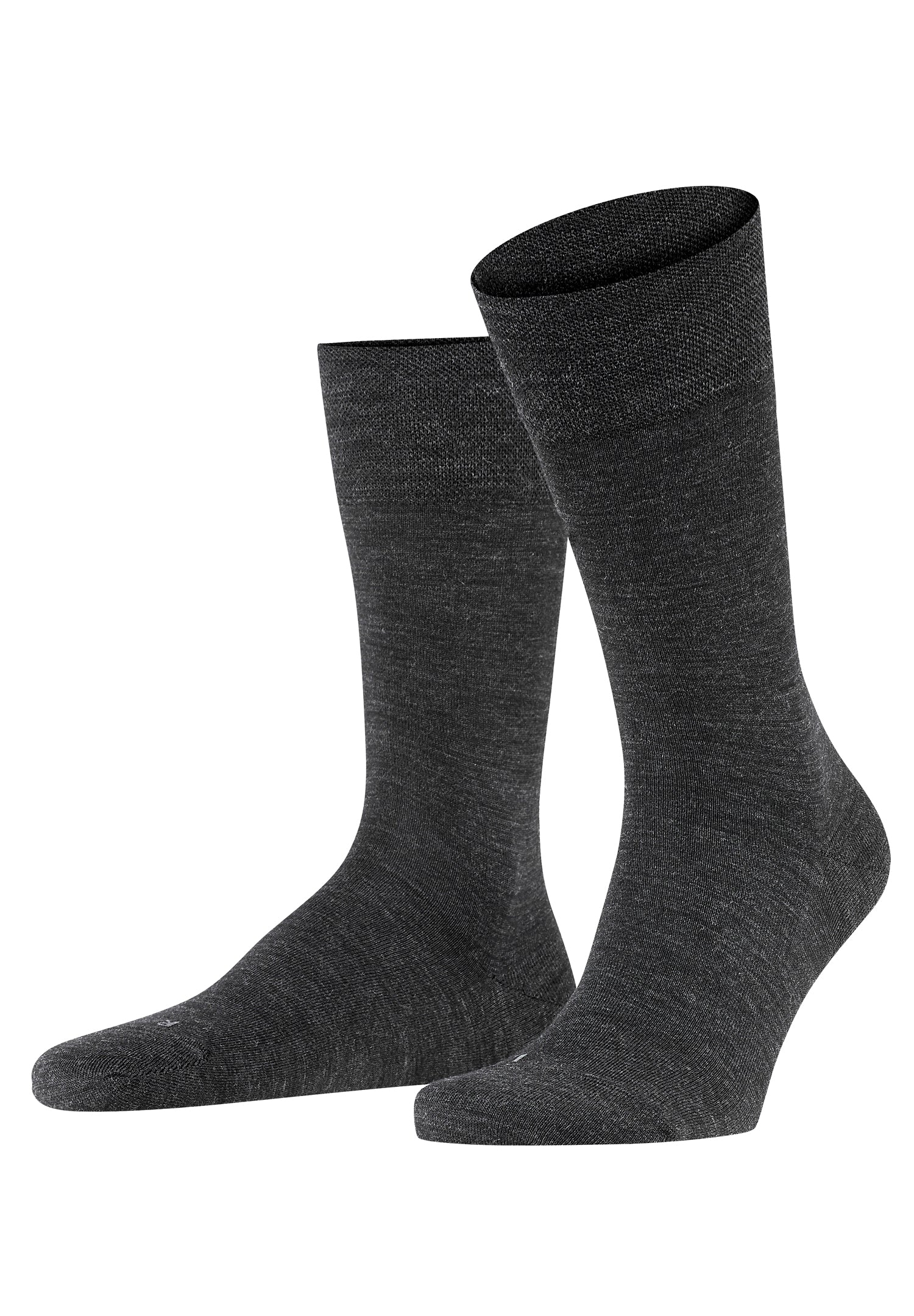 Sensitive Berlin Sensitive Berlin Wool And Cotton Sock | Anthracite Melange 14416-3080