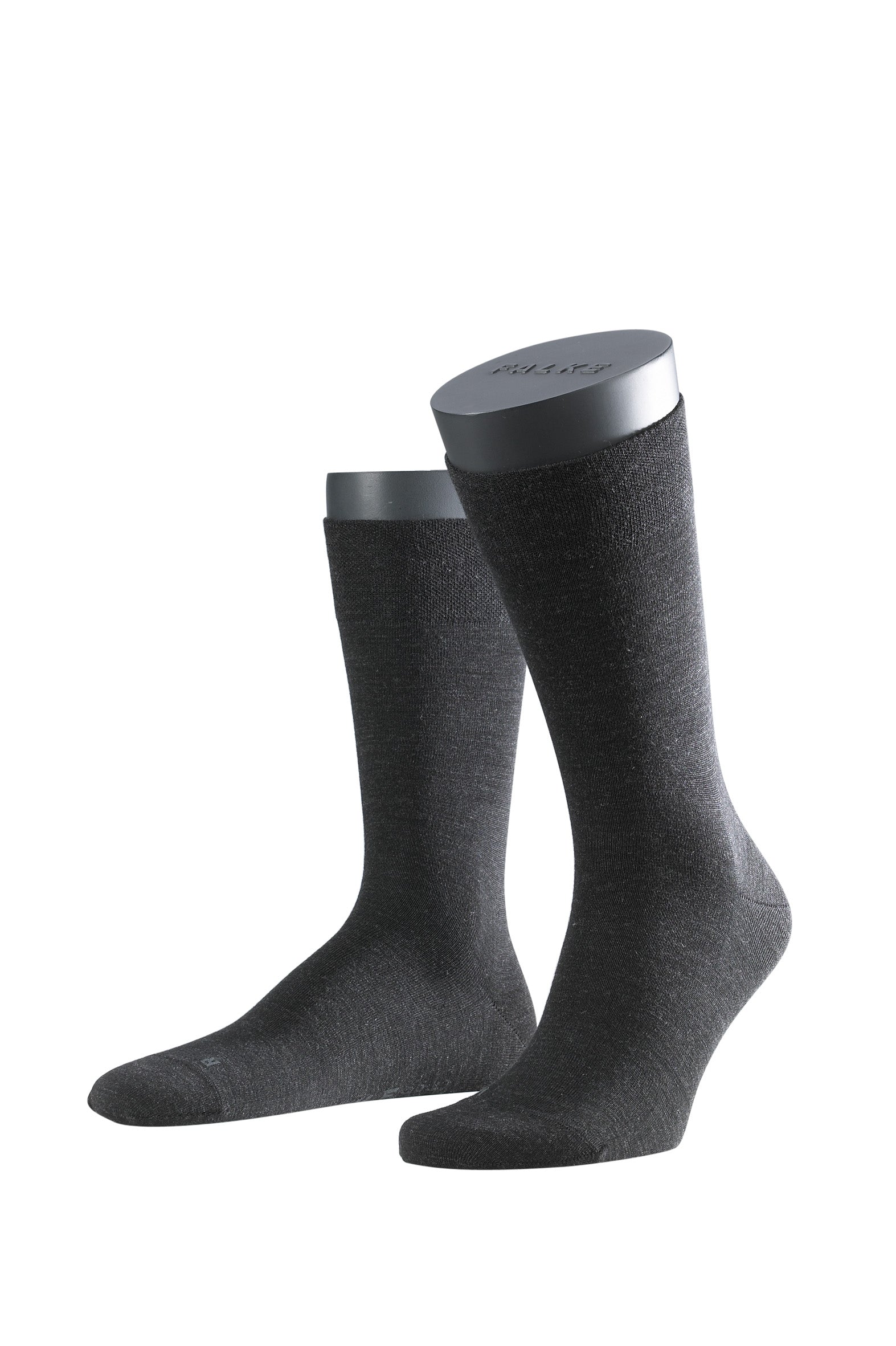 14416 Sensitive Berlin Sensitive Berlin Wool And Cotton Sock - 3080 Anthracite Melange