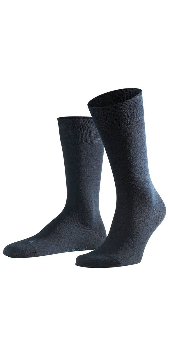 14416 Sensitive Berlin Sensitive Berlin Wool And Cotton Sock - 6370 Dark Navy