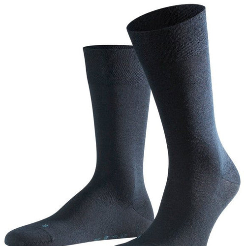 14416 Sensitive Berlin Sensitive Berlin Wool And Cotton Sock - 6370 Dark Navy