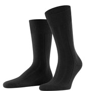 14423 Lhasa Rib Sock Lhasa Rib Sock - 3000 Black