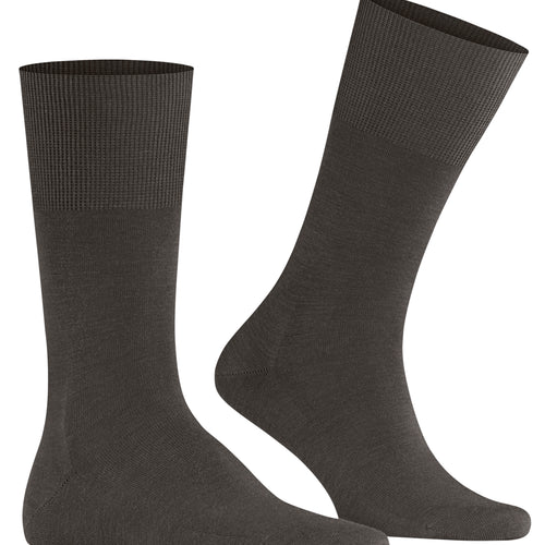 Airport Airport Sock | Brown Mel. 14435-5041