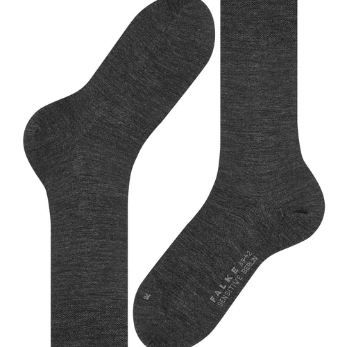 Sensitive Berlin Socks | Anthracite Melange 14448-3080