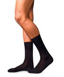 No. 6 Finest Merino Silk Socks | Black 14451-3000F