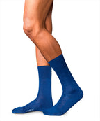 No. 6 Finest Merino Silk Socks | Indigo 14451-6000