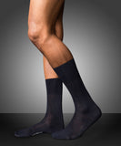No. 6 Finest Merino Silk Socks | Dark Navy 14451-6370