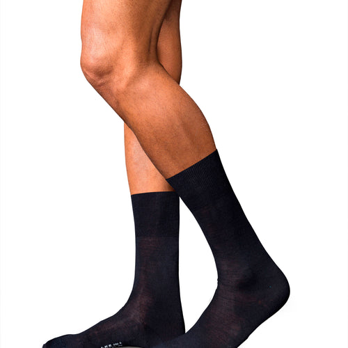 No. 6 Finest Merino Silk Socks | Dark Navy 14451-6370
