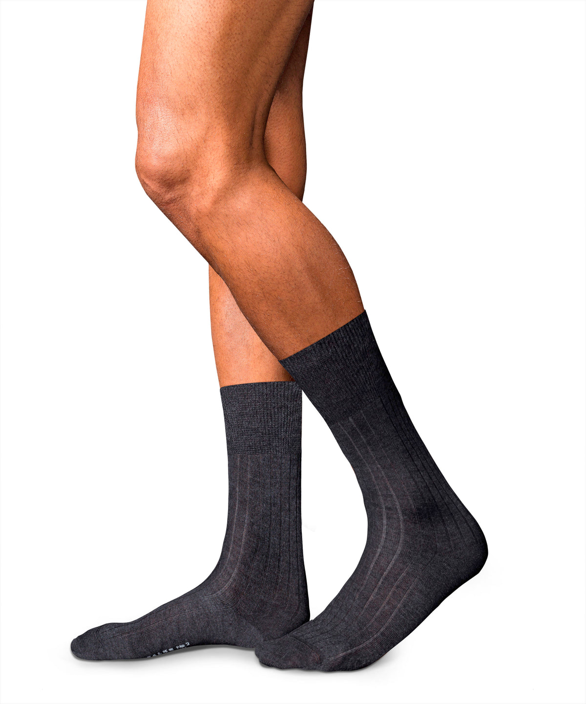 No. 2 No.2 Sock | Anthracite Melange 14459-3080