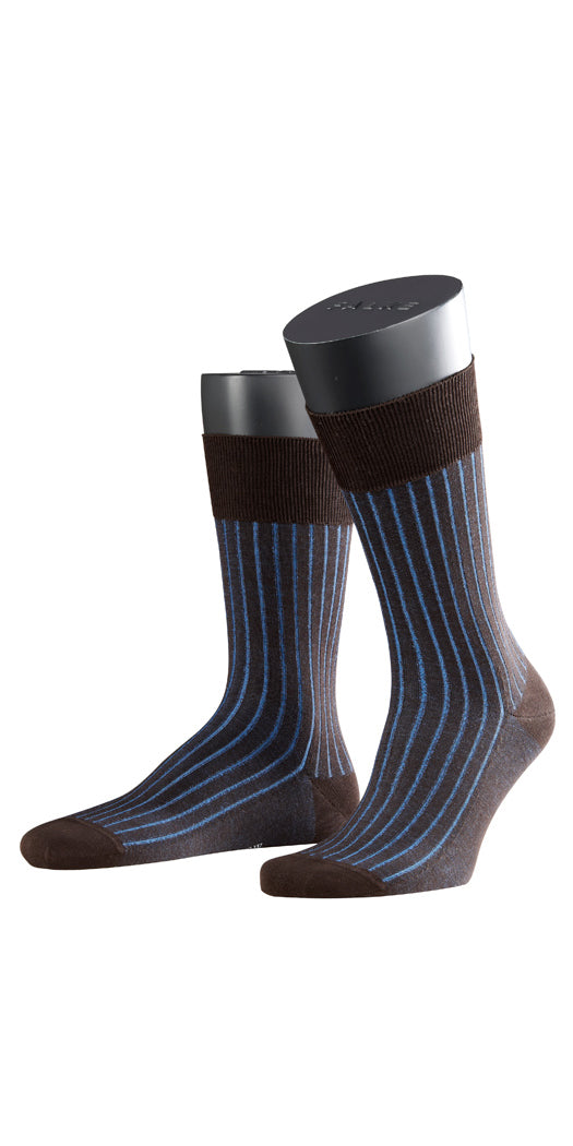 14648 Shadow So Socks - 5933 Brown/Periwinkle