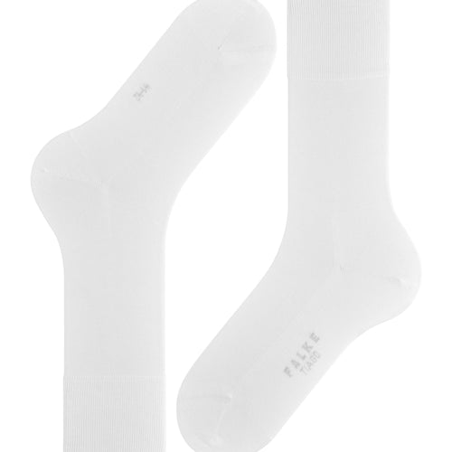 Tiago Dress Sock Mens Mercerized Cotton Tiago Dress Sock | White 14662-2000