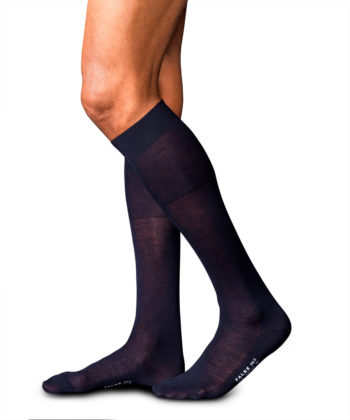 Luxury Line Basics Falke No. 6 Knee High | Dark Navy 15451-6370