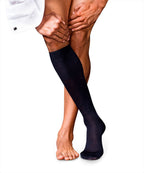 Luxury Line Basics Falke No. 6 Knee High | Dark Navy 15451-6370
