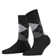 46039 Sensitive Argyle So Socks - 3000 Black