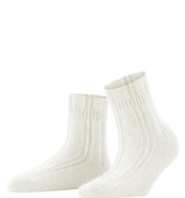 47470 Angora Bedsock Fluffy Angora Blend Slipper Sock - 2049 Cream