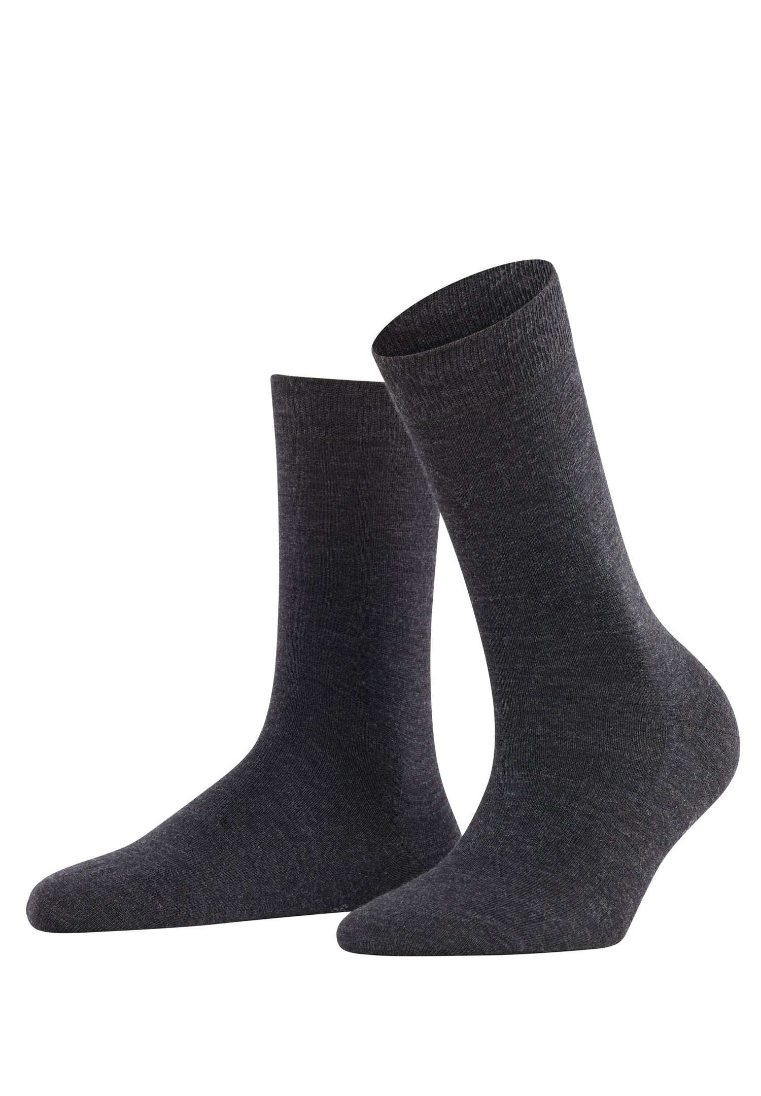 47488 Softmerino Women's Softmerino Wool Sock - 3089 Anthracite Melange