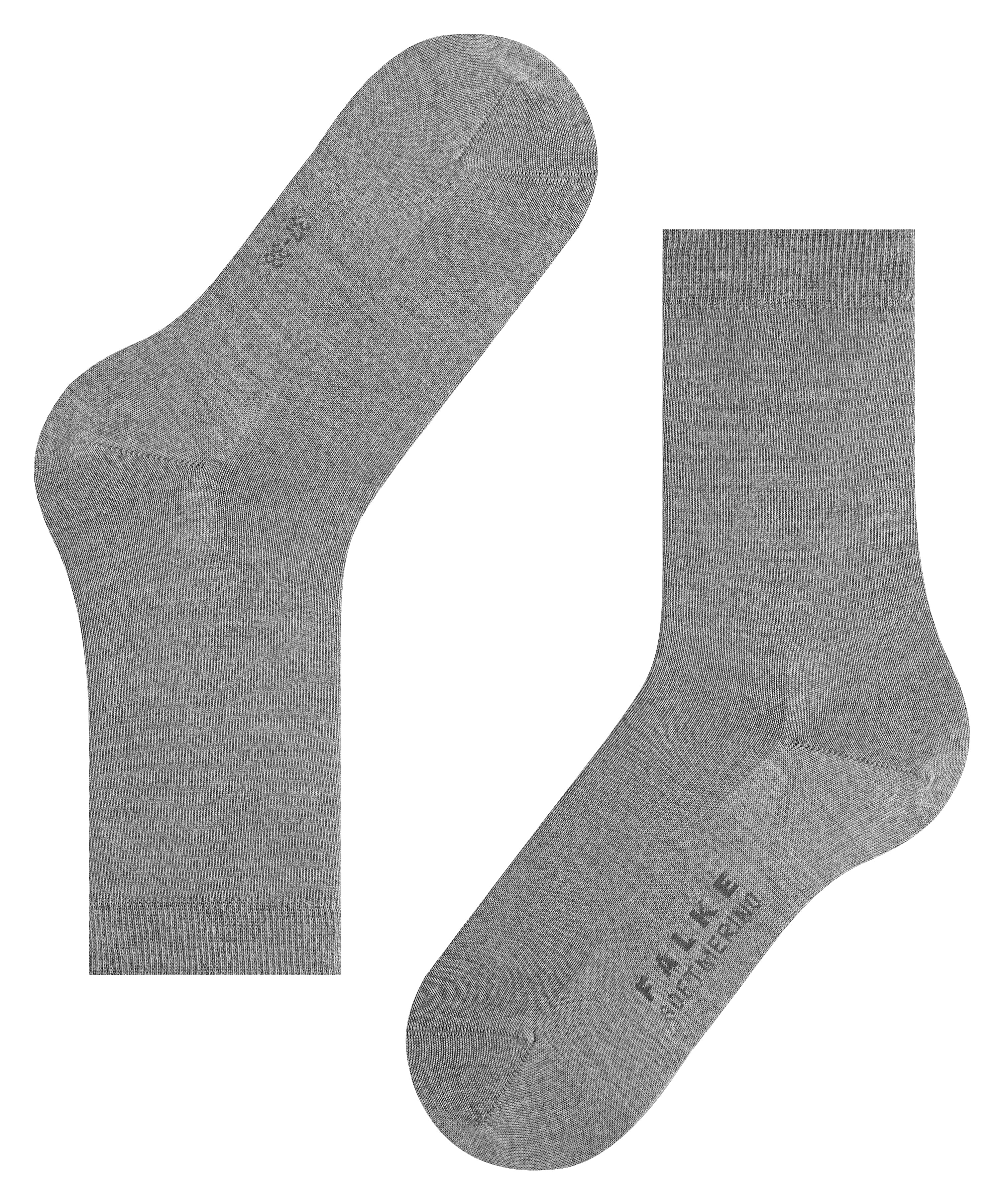 Softmerino Women's Softmerino Wool Sock | Light Grey Melange 47488-3830