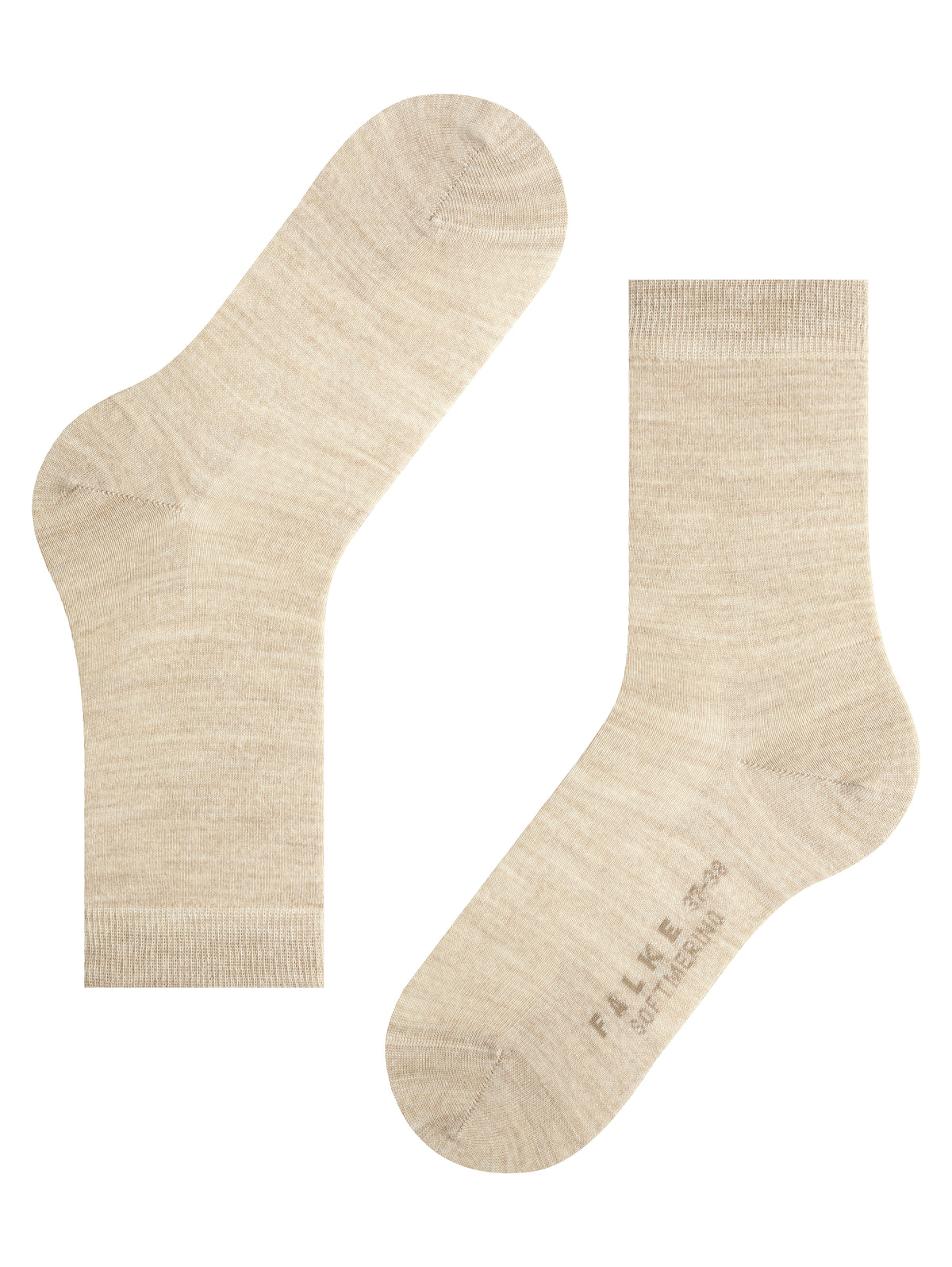 Softmerino Women's Softmerino Wool Sock | Linen Melange 47488-4549