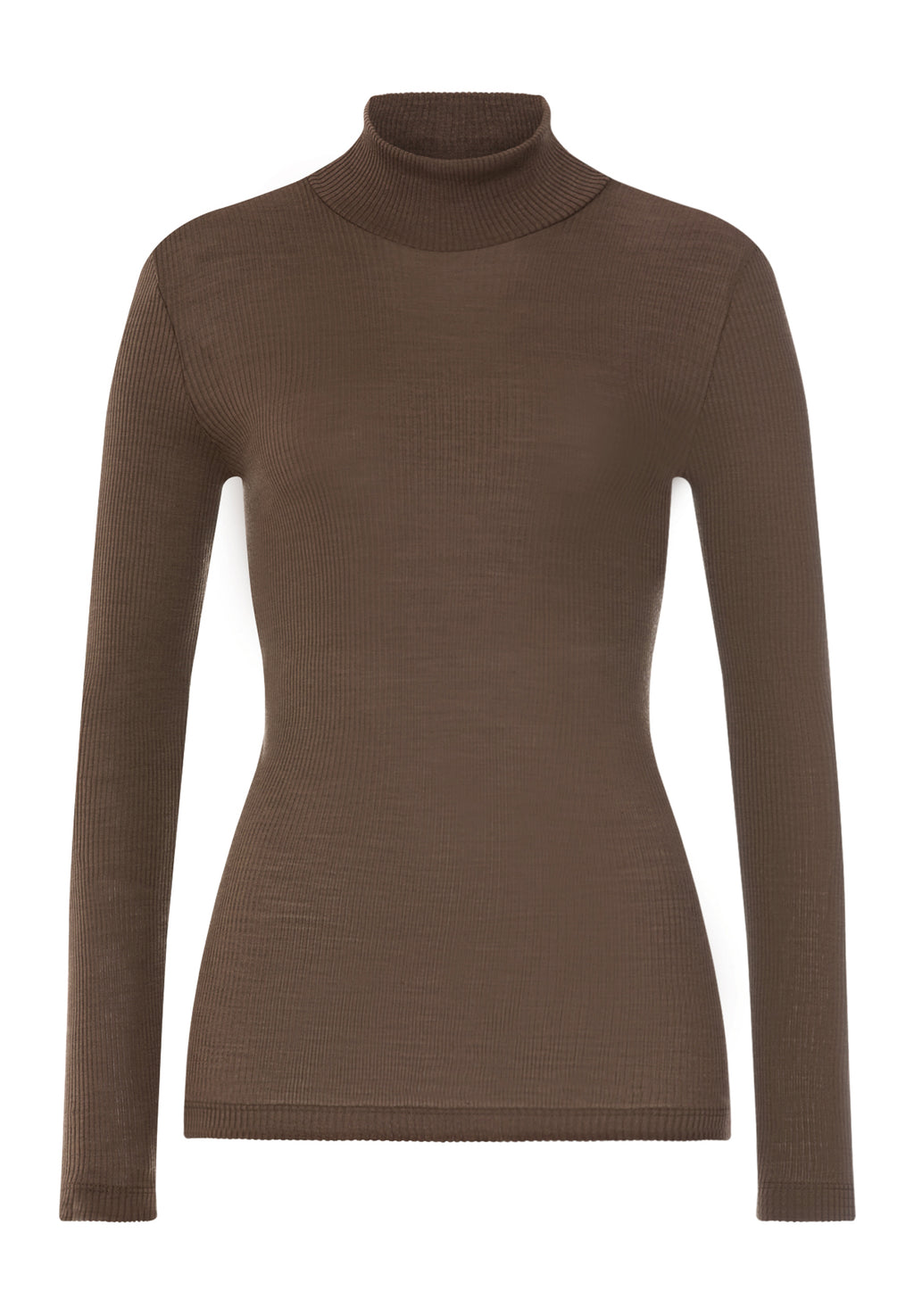 Marcia Wool and Silk Turtleneck | Natural Teak 70758-2768