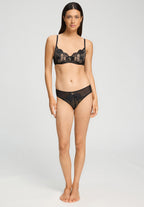 Lysia Lace High Cut Brief | Black 70763-019