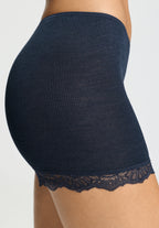Woolen Lace Boyleg | Deep Navy 70770-1610