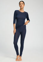 Woolen Lace Leggings | Deep Navy 70771-1610