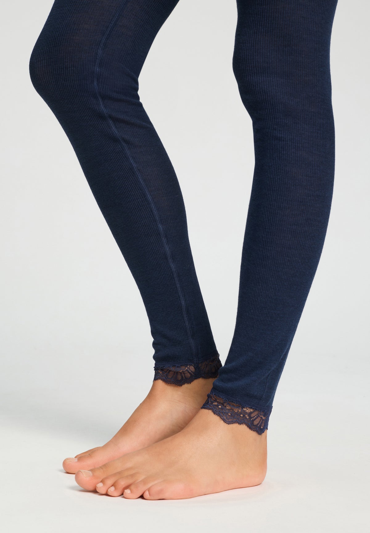 Woolen Lace Leggings | Deep Navy 70771-1610