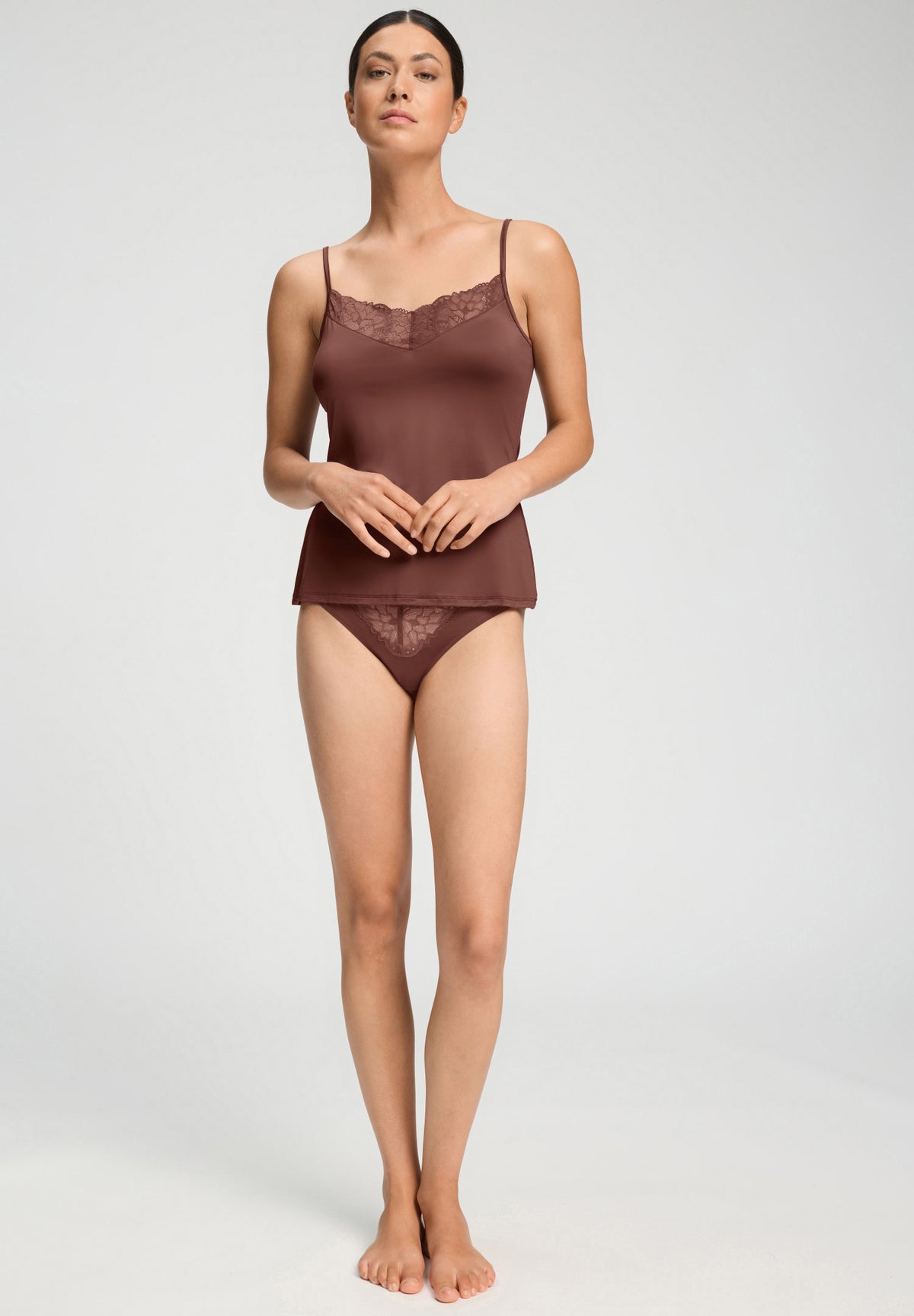 Azelia Spaghetti Camisole | Cinnamon 70774-2790